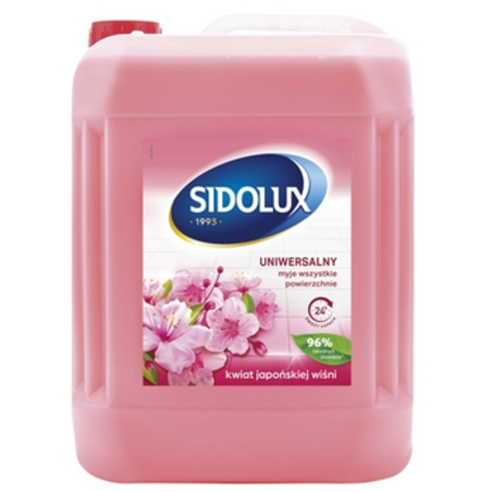 Sidolux Płyn do mycia podłóg uniwersalny - kwiat japońskiej wiśni 5l